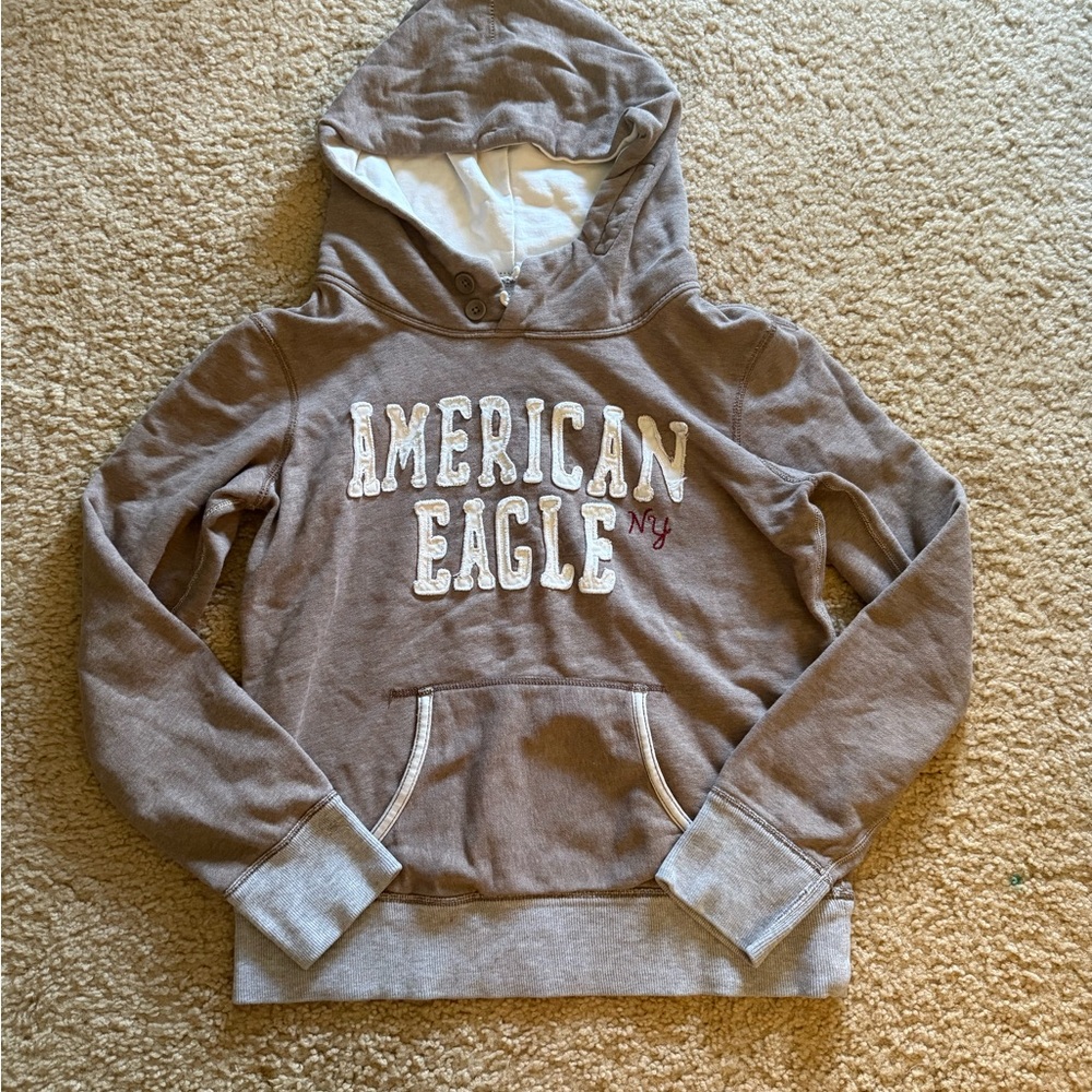 American Eagle Outfitters Tan and Cream Jacket